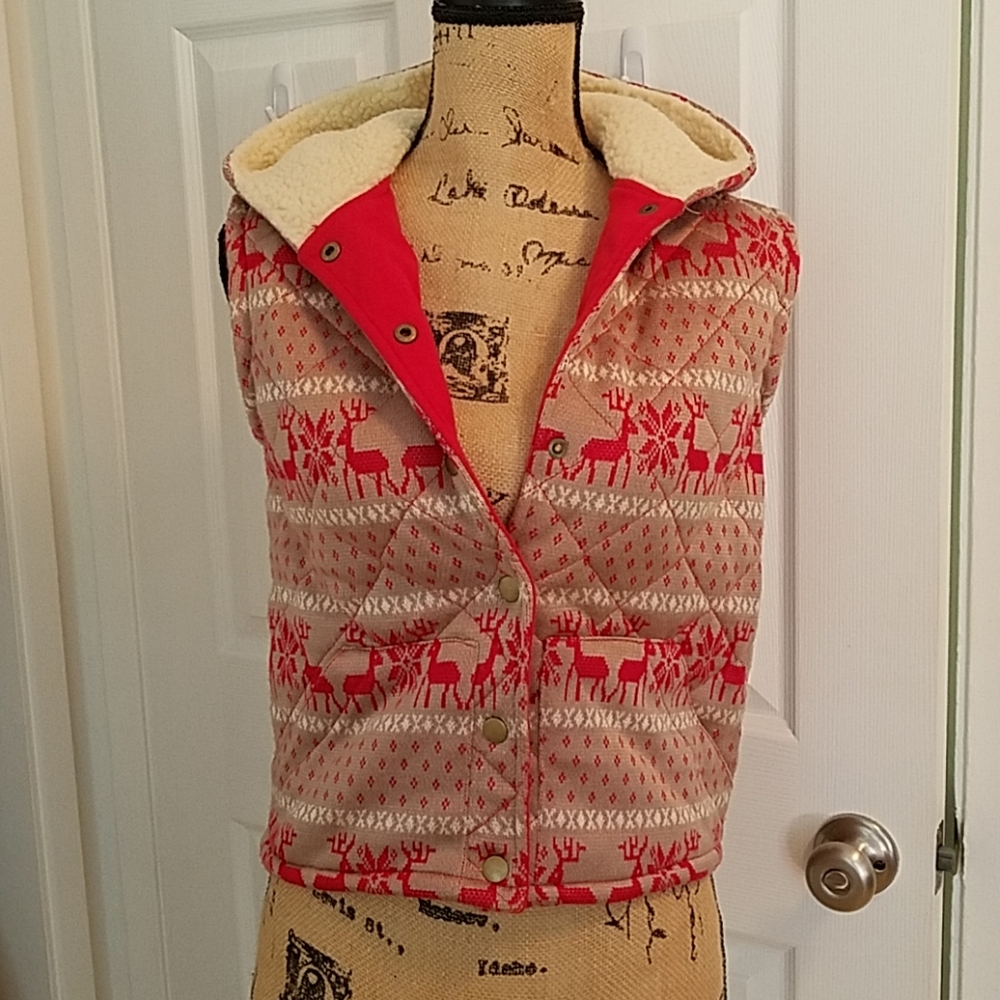 Adorable Free People Quilted Vest